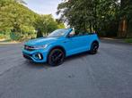 VW T-ROC cabrio R-LINE automaat 2022 facelift camera..., Auto's, 4 zetels, 1498 cc, Cabriolet, Blauw