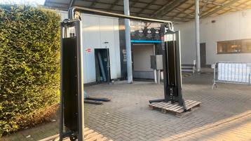 Panatta zwart cable cross 2x50 kg, Ophalen of Verzenden, Gebruikt