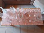22 glazen vazen, kommen en potten in zeer goede staat, Ophalen, Gebruikt, Glas, Minder dan 50 cm