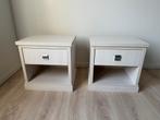 Twee landelijke nachtkastjes, Huis en Inrichting, Slaapkamer | Nachtkastjes, Ophalen, Zo goed als nieuw