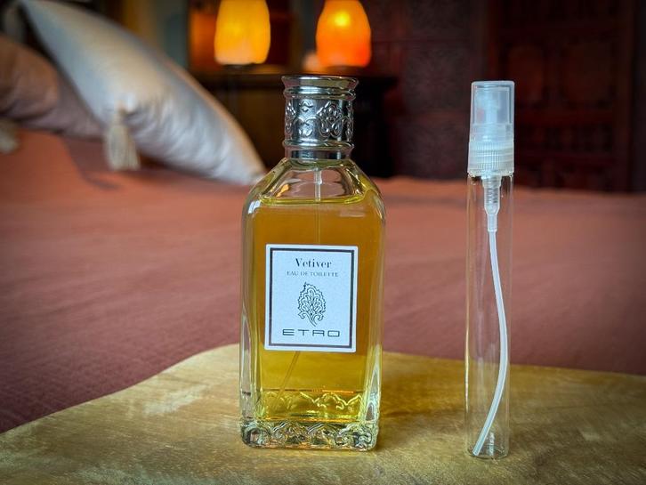 Etro - Vetiver sample/decant, Handtassen en Accessoires, Uiterlijk | Parfum, Zo goed als nieuw, Ophalen of Verzenden