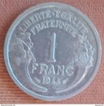 FRANCE; 1 FRANC 1944 ALUN KM 885 a.1 Utilisation en Afr. Mei, Timbres & Monnaies, Enlèvement ou Envoi, Monnaie en vrac, France