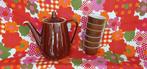 Bruine koffiekan Boch vintage, Verzamelen, Retro, Ophalen of Verzenden