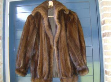 Bontjas - Nerts - maat L - 44/46, Kleding | Dames, Jassen | Winter, Ophalen of Verzenden, Maat 42/44 (L)
