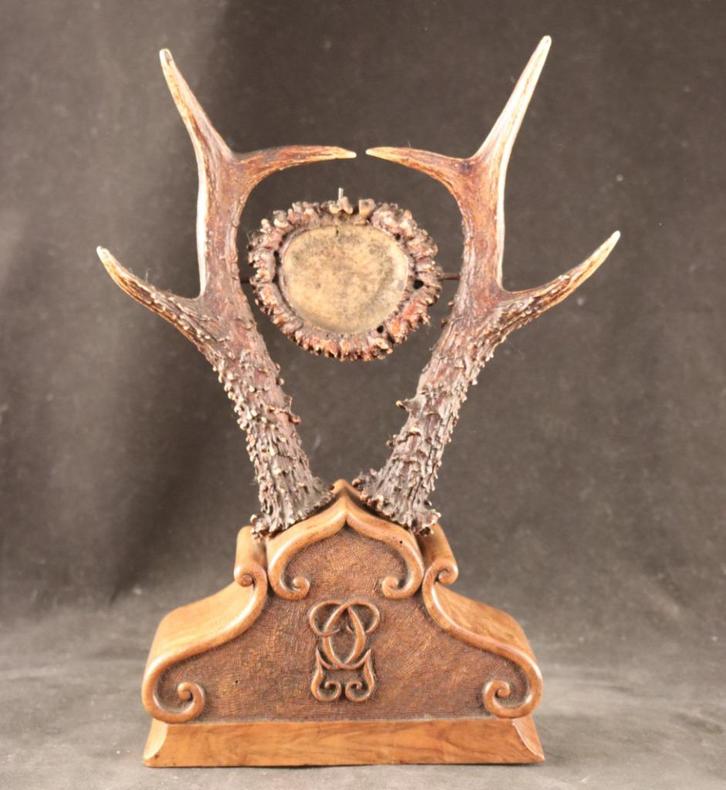 Grote antieke Black Forest porte-montre, Antiek en Kunst, Antiek | Woonaccessoires, Verzenden