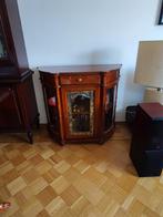 Vetrine basse de salon ou d'entrée en cerisier massif, Ophalen, 50 tot 100 cm, Zo goed als nieuw, 25 tot 50 cm