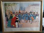 Lithografie van Henri Cassiers -, Antiek en Kunst, Ophalen