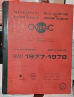 Voormalige OUTILAC 1977-1978 catalogus., Ophalen, Gelezen, Catalogus