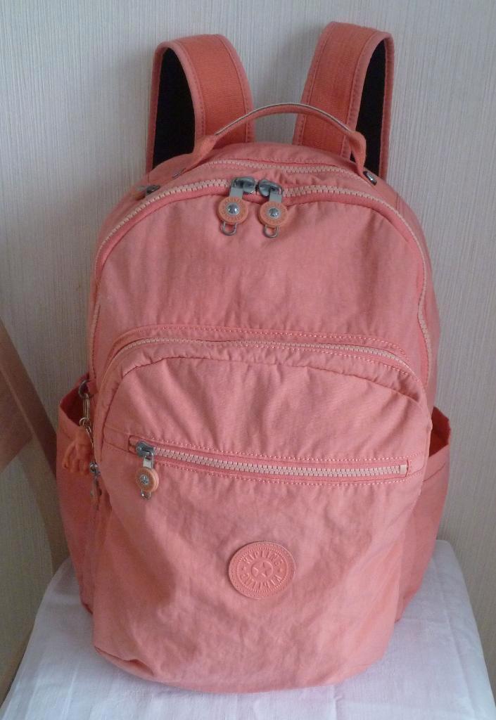 Kipling gd sac à dos corail de 7 à 77 ans + singe robot, Bijoux, Sacs & Beauté, Sacs | Sacs à dos, Utilisé, Kipling, 25 à 40 cm