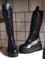 Zwarte laarzen maat 43, Kleding | Dames, Schoenen, Hoge laarzen, Zwart, Nieuw, Ophalen of Verzenden
