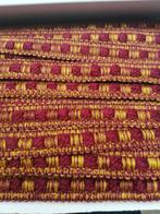 bordeaux - goudgeel afboordlint, Hobby en Vrije tijd, Ophalen of Verzenden, Nieuw, Lint, Band of Elastiek