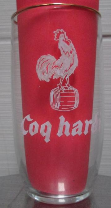 Oud bierglas Coq Hardi, Enlèvement ou Envoi, Utilisé, Verre ou Verres, Autres marques