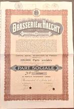 Brouwerij Haeght Boortmeerbeek aandeel, Verzamelen, Ophalen of Verzenden, Gebruikt, Overige typen