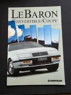 Brochure Chrysler LeBaron, Enlèvement ou Envoi