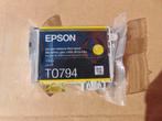 inktpatroon Epson T0794 Geel yellow, Nieuw, Computers en Software, Printerbenodigdheden, Ophalen of Verzenden, Nieuw, Cartridge