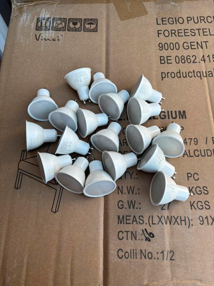 19 Smart GU10 spots, Huis en Inrichting, Lampen | Spots, Zo goed als nieuw, Plafondspot of Wandspot, Led, Ophalen of Verzenden