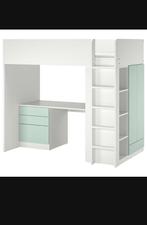 Ikea Hoogslaper Smastad met kast en bureau, Ophalen, Gebruikt, Hoogslaper