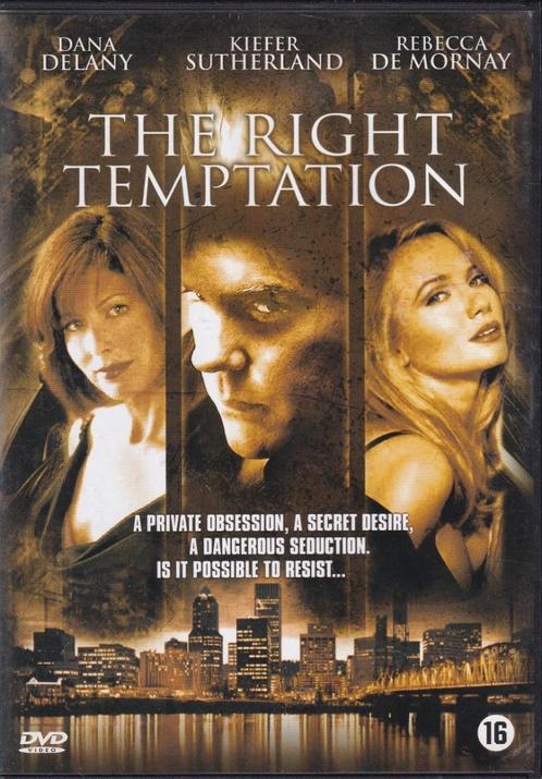 The Right Temptation (2000) Kiefer Sutherland - Rebecca De M, Cd's en Dvd's, Dvd's | Thrillers en Misdaad, Zo goed als nieuw, Maffia en Misdaad