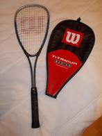 Raquette de squash WILSON TITANIUM SERIES., Sport en Fitness, Squash, Ophalen, Gebruikt, Racket, Met hoes