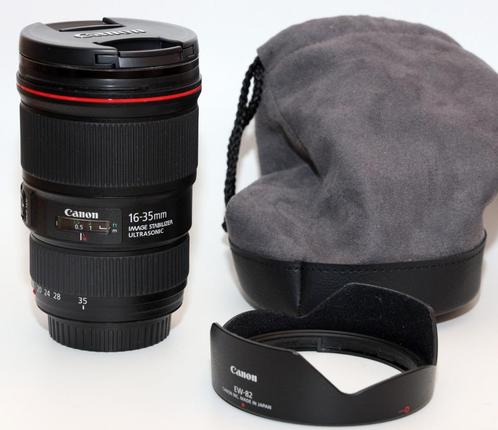 Canon EF 16-35 F4 L IS USM, Audio, Tv en Foto, Foto | Lenzen en Objectieven, Zo goed als nieuw, Groothoeklens, Zoom, Ophalen of Verzenden