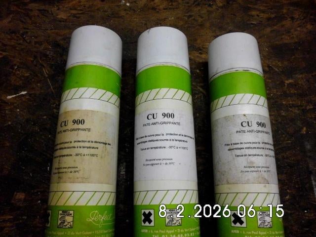 3  SPUITBUSSEN KOPERVET  -30C TOT 1100C, Ophalen