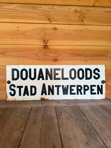 Oud douanebord – Stad Antwerpen️, Enlèvement, Utilisé, Ustensile