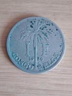 BELGISCH CONGO 1 Franc 1926 - Frans, Ophalen of Verzenden, Overige landen, Losse munt
