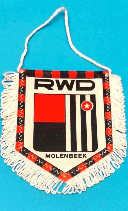 RWDM Molenbeek 1980s voetbal erg zeldzaam vintage vaantje, Verzamelen, Sportartikelen en Voetbal, Gebruikt, Spelerskaart, Ophalen of Verzenden