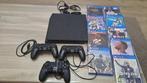 Playstation Slim 4 met 2 controllers en 9 spellen, Games en Spelcomputers, Spelcomputers | Sony PlayStation 4, Ophalen, Met games