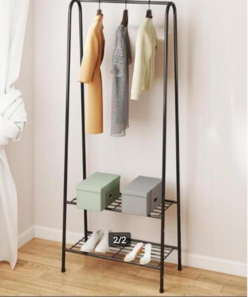 Metalen kledingrek kapstok vestiare garderobe porte-manteaux, Huis en Inrichting, Woonaccessoires | Kapstokken, Metaal, Ophalen