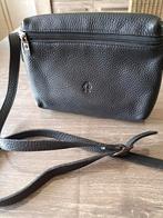 Lederen Handtasje (Nobody), Handtassen en Accessoires, Tassen | Schoudertassen, Ophalen of Verzenden, Zo goed als nieuw, Zwart