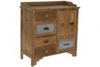 Nieuw dressoir van natuurlijk hout, Huis en Inrichting, Kasten | Ladekasten, Ophalen, 5 laden of meer, Nieuw, 50 tot 100 cm