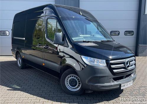 Mercedes-Benz Sprinter 316 L2H2 Zwart MBUX Trekhaak 3500kg 1, Auto's, Bestelwagens en Lichte vracht, Bedrijf, Te koop, ABS, Achteruitrijcamera