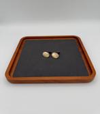 14k goud & 835 zilver manchetknopen, Enlèvement ou Envoi, Or