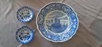 Delfts blauw - antiek - antieke borden, Antiek en Kunst, Ophalen
