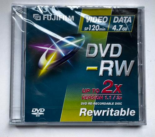Fujifilm DVD-RW – nieuw en geseald, Computers en Software, Beschrijfbare discs, Nieuw, Dvd, Herschrijfbaar, Ophalen of Verzenden