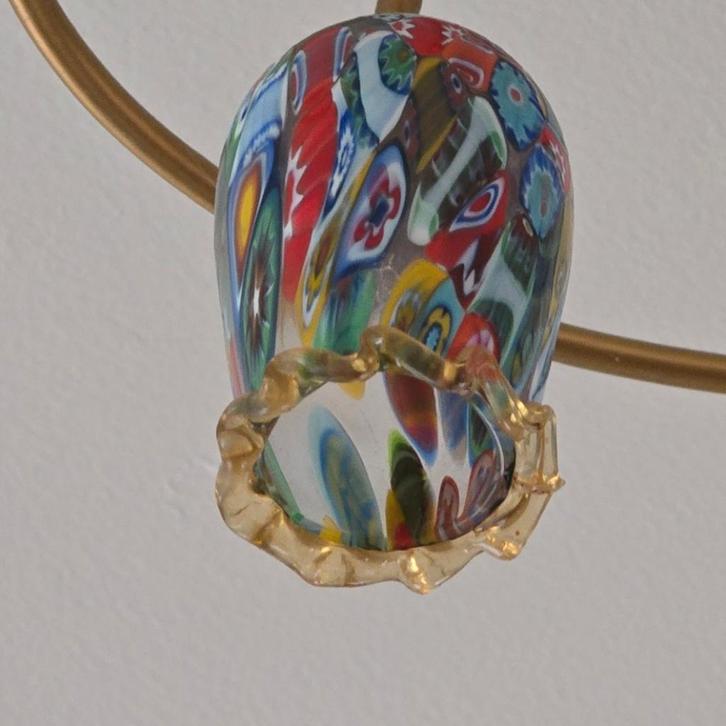 Vintage handgemaakt Millefiori 10 lampen kroonluchter, Antiek en Kunst, Antiek | Verlichting, Ophalen