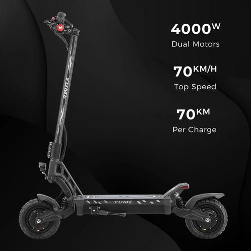 Yume Hawk - 60V 22.5AH met 25 km/u klemafstand, Fietsen en Brommers, Steps, Zo goed als nieuw, Elektrische step (E-scooter), Ophalen
