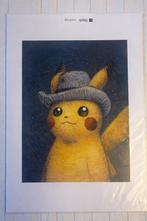 Pikachu  Van Gogh Art Print (Origineel geseald), Antiquités & Art, Art | Dessins & Photographie, Enlèvement ou Envoi