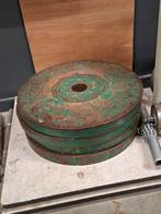 Disques 50kg calibrés +-100gr, Sport en Fitness, Ophalen, Gebruikt