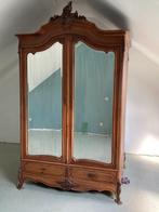2 grote kleerkasten met spiegeldeuren, Huis en Inrichting, Gebruikt, 200 cm of meer, 150 tot 200 cm, Kersenhout