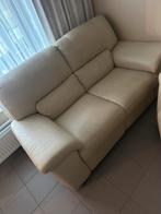 2 leren zetels, Huis en Inrichting, Ophalen, Zo goed als nieuw