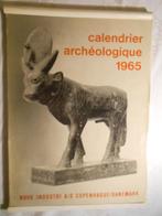 Le calendrier archéologique de 1965, Divers, Calendriers, Comme neuf, Calendrier mensuel, Enlèvement ou Envoi