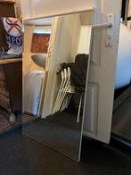 ophang spiegel, Huis en Inrichting, Woonaccessoires | Spiegels, Ophalen, 100 tot 150 cm, Zo goed als nieuw, Rechthoekig