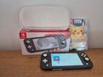 Nintendo Switch Lite grijs met 2 games en beschermtasje, Ophalen, Grijs, Zo goed als nieuw
