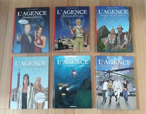 L’AGENCE (par Legrain, puis Frisco) - Série complète 6 tomes, Boeken, Stripverhalen, Zo goed als nieuw, Ophalen