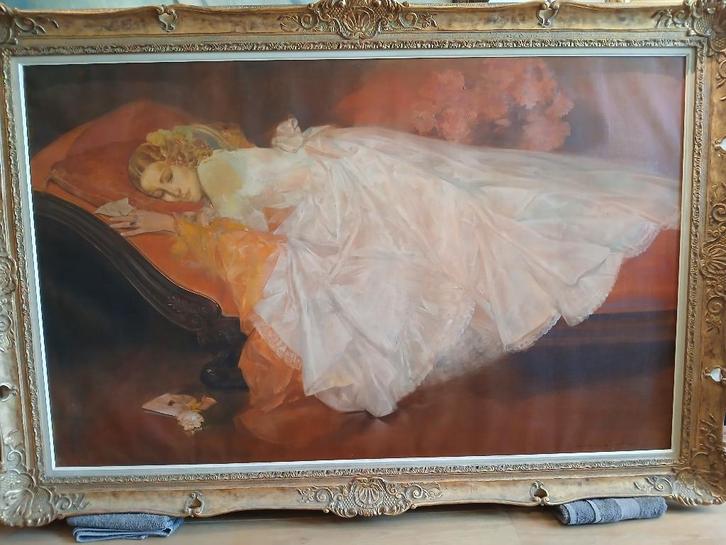 Schilderij, Antiek en Kunst, Kunst | Schilderijen | Klassiek, Ophalen