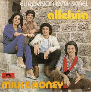 single EU Songfestival 1979 Milk & Honey - Alleluia, 7 inch, Single, Ophalen of Verzenden, Zo goed als nieuw