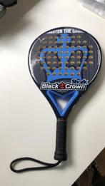 Padel racket Black Crown, Raquette de padel, Comme neuf, Enlèvement