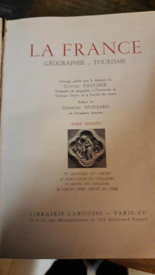 encyclopédie ancienne - La France Tourisme 1952, Livres, Histoire nationale, Utilisé, Enlèvement ou Envoi